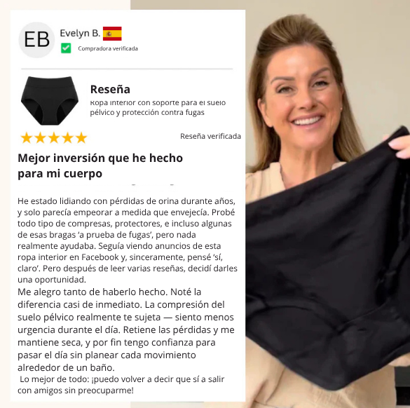 Pelvic Support and Leak Proof Panties (Heavy Flow)